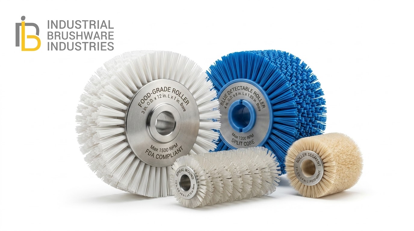 Food Grade Roller Brush Selection Guide for Industrial Processing Equipment