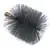 A red brush with a metal handle, perfect for various tasks
