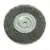 A grey wheel with a white center